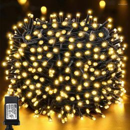 Strings 100M DC LED String Light Fairy Holiday Wedding Waterproof Garland Lights 10M 20M 30M 50M 8mode Party Outdoor Decoration Lighting