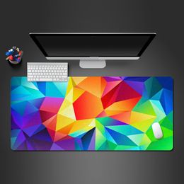 Abstract Creative Mouse Pad 3D Color Three-Dimensional Fashion Stitching Smooth Playable Non-Slip Washable Rubber Table Mat