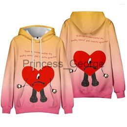 Men's Hoodies Sweatshirts Men's Hoodies Bad Bunny Men Women Cosplay Come Sweatshirts Boys Girls Cartoon Anime Pullovers Un Verano Sin Ti Hoodie x0713