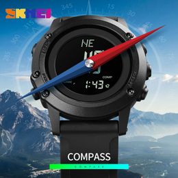 SKMEI 1793 Outdoor Digital Watch Mens Military Electronic Sport Compass Pressure Men Watches Waterproof Clock 1427 reloj hombre