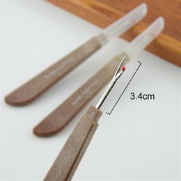 Sewing Notions & Tools 1 Pcs Craft Thread Cutter Arts Stitch Cross Seam Steel Plastic Handle Unpicker Needle1964