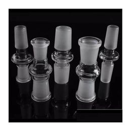 Smoking Pipes 12 Styles Glass Adapter For Hookah Oil Rigs Bong Adaptor Bowls Quartz Banger 14Mm Male To 18Mm Female Bongs Adapters W Dhefv