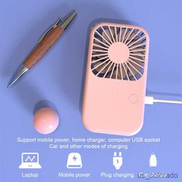Electric Fans USB Portable Handheld Outdoors Fan Rechargeable Pocket Cooling Air Cooler Mini Fan Outdoors Travel Desktop Summer Air Cooling R230713