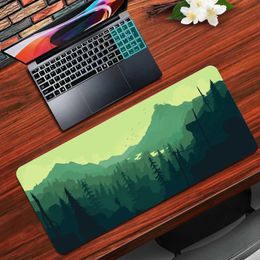 Mouse Pad Gamer Computer New Home XXL MousePads Keyboard Pad Green Forest Gamer Carpet Natural Rubber Anti-slip Mouse Mat