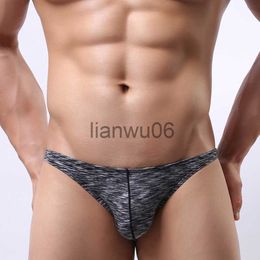 Underpants Sexy Underwear Men Brief Shorts Mens Briefs Ropa Interior Hombre Low Waist Underpants Breathable U Convex Print 1703 J230713