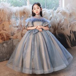 Girl Dresses Baby Girls Very Elegant Cocktail Dress Little Formal Evening Tutu Long Prom Kids Princess Party Ball Gown Puffy