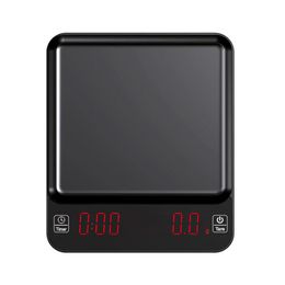 Household Scales 3KG 0.1g Kitchen Scale Precision Electronic Coffee Scale with Timer LED Digital Scale Smart Scale Household Food Scale Black 230712