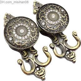 Curtain Poles 2 pieces/set of curtain fasteners European ic style decorative curtain accessories hooks and hangers Z230717