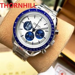 Luxury 904L Stainless Steel Speed Professional Watches Mens Automatic Mechanical Business Wristwatches 5TM Waterproof Luminous Mon224G