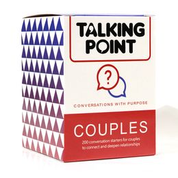 Wholesales Talking Point Couples Edition 200 Conversation Starters for Couples Dating Card Game for Adults Fun Couples Game for Date Night Valentine's Day Gift