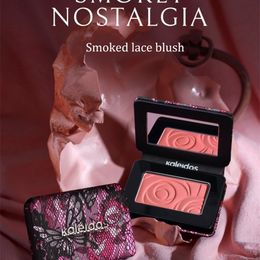 Blush Kaleidos Smoked Lace Series Monochrome Shrinking Matte Swelling Pink Cheeks Purple Palette p230712