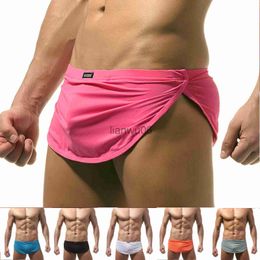 Underpants New Mens Briefs Sexy Underwear Gay Men Underpants Slip Hombre Solid Panties Fashion Men Underwear Bikini Cuecas Gay Thongs J230713