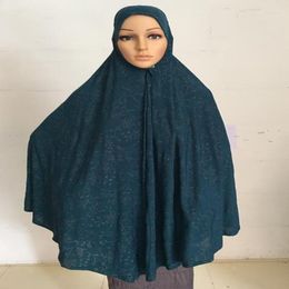 Ethnic Clothing Large HIJAB Muslim Rubber Patch Oversize Big Size 120cm Head Wrap For Women LONG Hejab