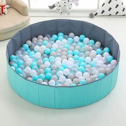 Baby Rail Baby Playpen Children Safety Barrier Pool Balls Foldable Dry Pool Infant Ball Pit Toys Children Birthday Gift Balls Not Included 230712