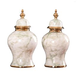 Storage Bottles Traditional Ginger Jar Decorative Flower Vase For Home Bedroom Party