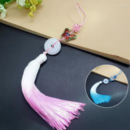 Pendant Necklaces Chinese Fan Butterfly Tassel Bag Mobile Phone Cheongsam Placket Exquisite Handmade Classical Gifts