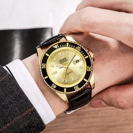 Wristwatches Business Men's Watch Sports Calendar Bamboo Pattern Personalized Digital Scale Belt Casual Fashion