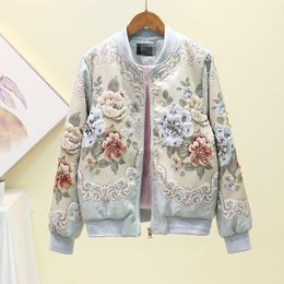 Sets Svoryxiu Designer Custom Made Autumn Winter Outwear Jackets Women's Vintage Gold Line Jacquard Beading Tops Coat Jackets