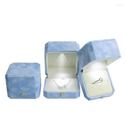 Jewellery Pouches Octagonal Packaging Box Vintage High-grade Ring Pendant Bracelet Necklace Storage Organiser Diaplay