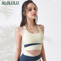 Color AL0LULU matching Yoga underwear womens bras with bra cushion sports bra suspender vest type thin back beauty sexy tops