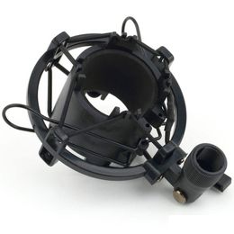 Other A/V Accessories Black/Siert2 3Kg Bearable Load Mic Microphone Shock Mount Clip Holder Stand Radio Studio Sound Recording Brack Dhriq
