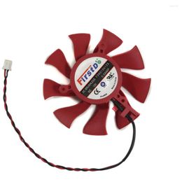 Computer Coolings Graphics Card Cooling Fan VGA Cooler 75mm 2Wire 2Pin FD8015H12S FD8015U12S For Sapphire HD4890 HD5770 HD5870 HD6770 HD6790