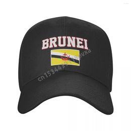 Ball Caps Baseball Cap Brunei Flag Bruneian Fans Country Map Wild Sun Shade Peaked Adjustable Outdoor For Men Women