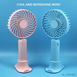 Electric Fans Portable Handy Fan 3-speed Handheld Desktop Fan Ultra Quiet Wireless Electric Fan USB Rechargeable 2000mAh for Office/ Home/Dorm R230713