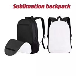 Sublimation DIY Backpacks Blank other office Supplies heat transfer printing Bag Personal Creative Polyester School Student Bag NEW