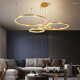 Chandeliers Modern LED Chandelier Lighting For Living Room Bedroom Lamp Gold Black Frame Home Indoor Fixture Light Lustre Pendant Lights