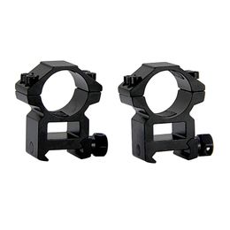 Tactical Rifle Scope Mounts for 20mm Picatinny Rail Hunting Optics Ring Mount Base Pipe Dia. 30mm Laser Torch Flashlight Adapter