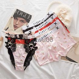 Underpants TECHOME Christmas Panties Unisex Briefs Panties Rabbit Men's Boxers Couple Underwear Women's Briefs Low Waist Sexy Lingerie J230713