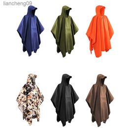 3 In 1 Outdoor Military Waterproof Raincoat Rain Coat Men Raincoat Women Awning From The Rain Motorcycle Rain Poncho Pi