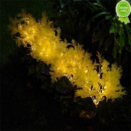 Outdoor LED Solar Lawn Lamp Light Waterproof Wedding Holiday Garden Decoration Pathway Yard Solar Flowers Lamp For Christmas