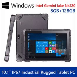 Other Electronics 10 1" Windows Computer 8GB RAM 128GB IP67 Industrial Rugged 10 Pro Tablet PC Intel N4120 4G LTE WiFi RS232 Scanner 230712