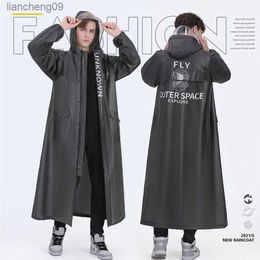 Raincoat Men's Summer Long Full Body Rain Proof Electric Car Single Raincoat One-piece Outdoor Adult Waterproof Poncho L230620