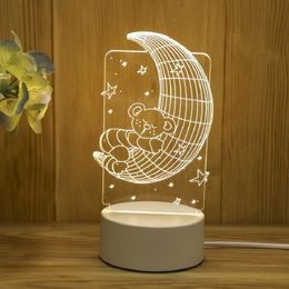 Newest 3D LED Night Lights gadget Novelty Illusion Lamps Table Lamp For Home Decorative Light Creative lamp can do your logo Customise your own gift contact me