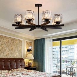 Chandeliers Lights Modern Minimalist Living Room Decoration Round Black Geometric Led Indoor Hanging Lighting For Home