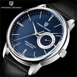 Wristwatches Original PAGANI DESIGN 1645 Fashion Casual Sports Watch Men Military Stainless Steel Waterproof Quartz Reloj Hombre 230712