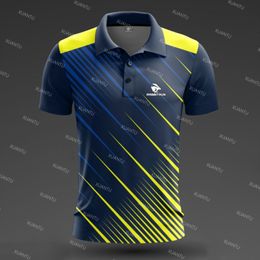 Men's Polos summer men's T shirts gradually changing Colour 3D printed polo Shirt European Women American Oversized polo shirts 230713