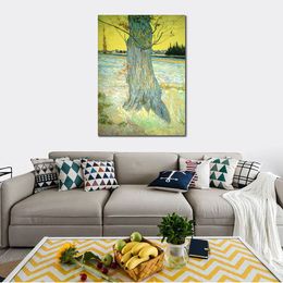 Trunk of An Old Yew Tree Hand Painted Vincent Van Gogh Canvas Art Impressionist Landscape Painting for Modern Home Decor