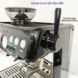 Coffeware Sets Coffee Machine Switch for Breville Sage 870875876 Steam Knob Modified Lever External Handle 230712