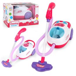 Tools Workshop Children Pretend Play Toys Housekeeping Tools Set Simulation Mini Furniture Vacuum Cleaner Charging Housework Girls Xmas Toys 230713