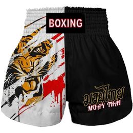 Men's Shorts Customised Muay Thai Boxing Shorts for Men's Women's Kids Kickboxing Fighting MMA Trunks Sanda Grappling Bjj Sports Short Pants 230712