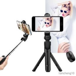 Selfie Monopods Wireless Bluetooth Selfie Stick Remote Control Phone Live Photo Holder Tripod Monopod Self-Timer Artifact Rod Mini Selfie Stick R230713