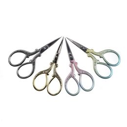 4 Colors Tailor Small Scissors Cross Stitch Embroidery Sewing Tools Women Handcraft DIY Tool Tailor Scissor Sewing Accessories276a