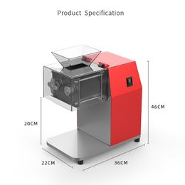 LINBOSS Stainless steel Commercial Meat Dicer machin Fresh meat Slicer Shredded meat cutting machine