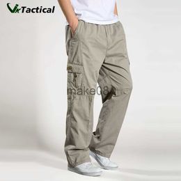 Men's Pants Brand Casual Pants men cargo pants cotton loose trousers mens pants overalls Multi Pocket Straight Joggers Homme 6XL J230714