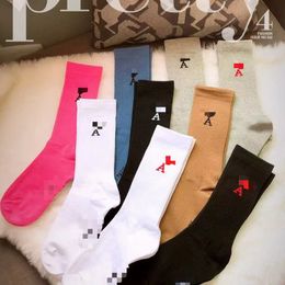 Women's socks designer Korean version of high order ins full cotton love socks long tube fashion high waist cotton socks