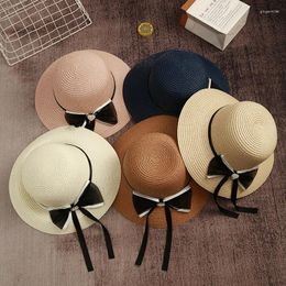 Wide Brim Hats Straw Hat Women Summer Beach Vacation Po Sunscreen Personality European Style Foldable